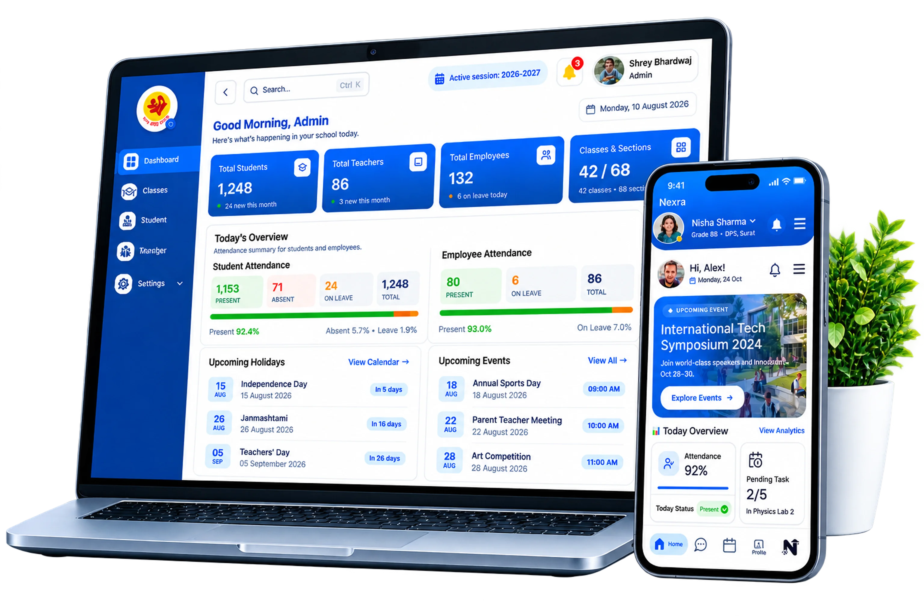 Nexra school management solution